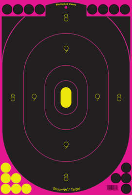 Targets Birchwood Casey Shoot N C B/C SHT-N-C SLHOUT TGT 5-12X18 PNK